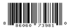 UPC barcode number 886060739810