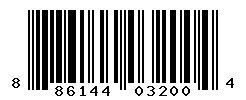 upc 886144032004 barcode image