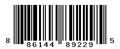 UPC barcode number 886144892295