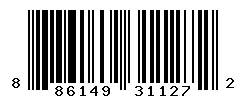 UPC 886149311272 barcode image