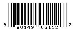 UPC barcode number 886149631127