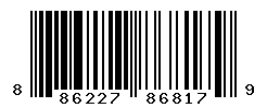 UPC barcode number 886227868179