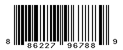 UPC barcode number 886227967889