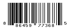 UPC barcode number 886459773685