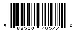 UPC barcode number 886550765770