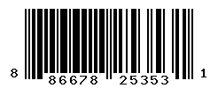 UPC barcode number 886678253531