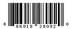 UPC barcode number 886919280920