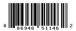 UPC barcode number 886946511462