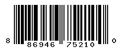 UPC barcode number 886946752100