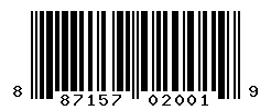 UPC barcode 887157020019