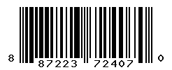 UPC barcode number 887223724070