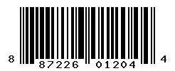 UPC 887226012044 barcode image