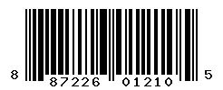 UPC 887226012105 barcode image