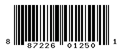UPC barcode 887226012501