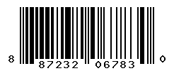 UPC barcode number 887232067830 lookup