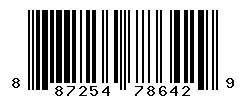 UPC barcode 887254786429
