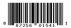UPC barcode 887256015411
