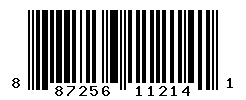 UPC barcode number 887256112141