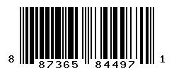 UPC barcode number 887365844971