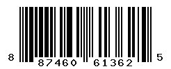 UPC barcode number 887460613625