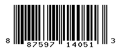 UPC barcode number 887597140513