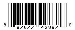 UPC barcode number 887677428876