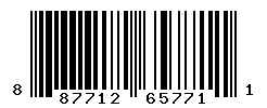 UPC barcode number 887712657711