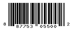 UPC barcode number 887753055002