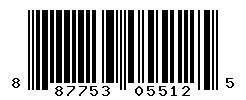 UPC barcode number 887753055125