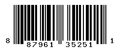 UPC barcode number 887961352511