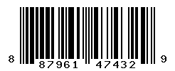 UPC barcode number 887961474329