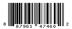 UPC barcode number 887961474602