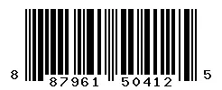 UPC barcode 887961504125