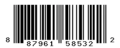 UPC 887961585322 barcode image