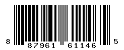 UPC barcode number 887961611465