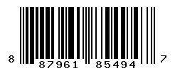 UPC 887961854947 barcode image