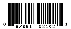 UPC barcode number 887961921021