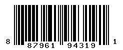 UPC barcode number 887961943191