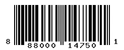 UPC 888000147501 barcode image
