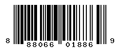 UPC barcode number 888066018869