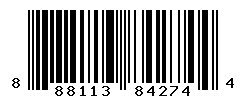 UPC barcode number 888113842744