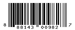 UPC barcode 888143009827