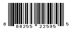 UPC barcode number 888255225955