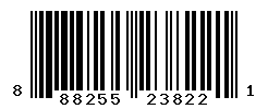 UPC barcode number 888255238221