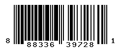 UPC barcode number 888336397281