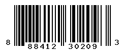 UPC barcode number 888412302093
