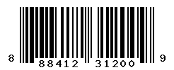 UPC barcode number 888412312009