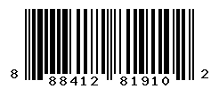 UPC barcode number 888412819102