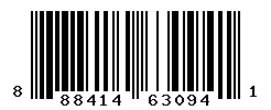 UPC barcode number 888414630941