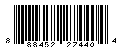 UPC barcode number 888452274404